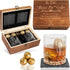 Anniversary Gift for Husband from Wife - Engraved 'to My Husband' Crystal Whiskey Glass Set